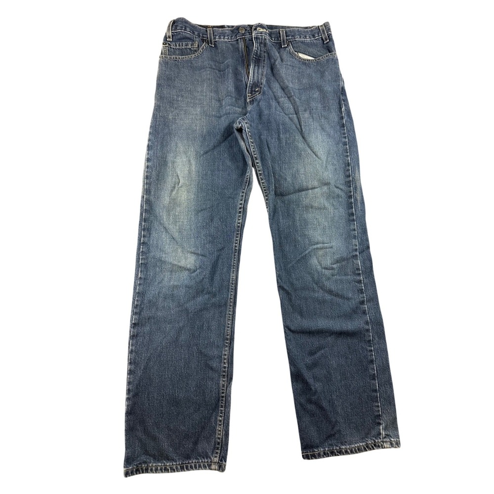 Vintage Levi's 505 Jeans Men W36 L32 Blue Regular Fit Straight Leg USA Westerm